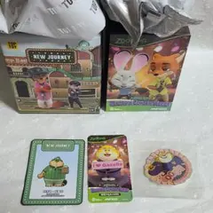 ズートピア　フィギュア　コンサートシリーズ　ステッカーなど　クロウハウザー　3点