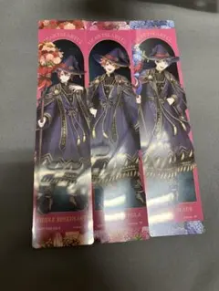 ツイステ ブルームバースデー 特典 クリアしおり リドル　エース　デュース