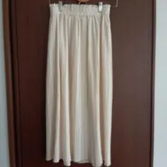 【SHOO LA RUE】アイボリーロングスカート　L
