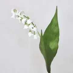 すずらん・布のお花　＊ホワイト　東京堂MAGIQ