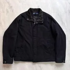 【90s】ポロバイラルフローレン パデットブルゾン 短丈 希少ブラック L