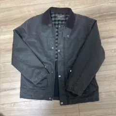 BEAMS HEART 襟コーデュロイ ジャケット チェック裏地 古着