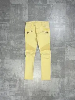 SS2012 ストレッチ　イエロー　バイカーデニム　29のサムネイル