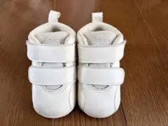 アシックス　ホワイト ファーストシューズ 12.5センチ