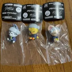 StrayKids SKZOO サウナフィギュア スキズ　ガチャ　3個セット