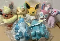 ポケットモンスター　もふぐっとぬいぐるみ　イーブイフレンズ　7点　プライズ品