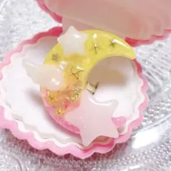 ⭐︎Angelic Moonリング⭐︎ ピンク　ハンドメイド