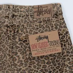STUSSY New Classic Jean Denim Leopard 30のサムネイル