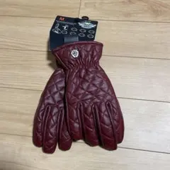 ハーレー　天然山羊革　手袋　　M 男女共有