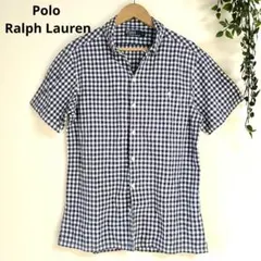 Polo Ralph Lauren 半袖シャツ ネイビー LL相当 人気モデル