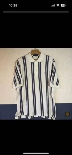 ポロゴルフ　ラルフローレン　Ralph Lauren 半袖ポロシャツ　ストライプ