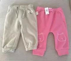 BabyGAP ピンクベアーディズニーミニースウェットパンツ 2点セット70cm