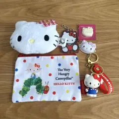 非売品】サンリオ ハローキティ ストラップ プチトレイ 小物入れ 平成