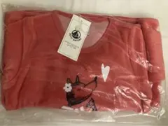 PETIT BATEAU ベロア長袖パジャマ上下セット4ans104cm