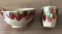 Emma Bridgewater エマブリッジウォーター いちご ボウル コップのサムネイル