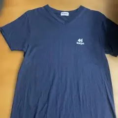 値下げ❤️Kaepa ネイビー Vネック Tシャツ　Mサイズ