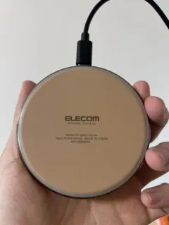 ELECOM ワイヤレス充電器 QAOシリーズ ゴールド