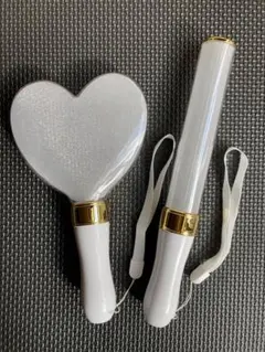 15色のカラーチェンジ・スティック型ペンライト ＋ ハート型ペンライト セット