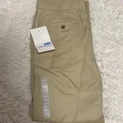 新品　UNIQLO ユニクロ　ドライコットンパンツ　ベージュ　チノ