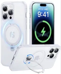 CASEKOO iPhone 14 Pro 用 ケース 超強磁力 米軍MIL規格