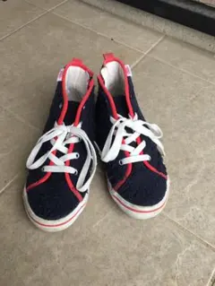 Vans ハイカットシューズ ネイビー/レッド　22cm