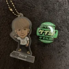 EXILE KEIJI 缶バッチ&キーホルダー