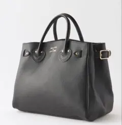 YOUNG & OLSEN レザー トートバッグ ブラックのサムネイル