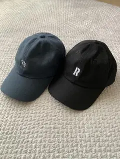 ２つセット　ネイビー&ブラック　ベースボールキャップ