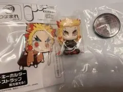 鬼滅の刃 煉獄杏寿郎 グッズセット つままれ ラバーストラップ すわらせ隊