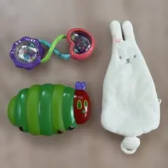 ベビー用おもちゃ 3点セット ラトル 保冷剤入れのサムネイル