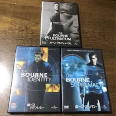 DVD吹き替えあり。ジェイソンボーン1.2.3セット