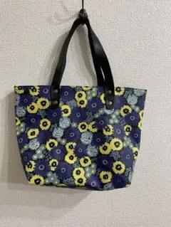 美品 maison blanche classique ハンドバッグ レザー花柄