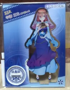 五等分の花嫁　中野三玖　カラオケの鉄人　ぷく顔 アクリルスタンド