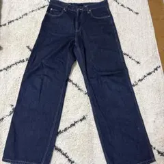 UNIQLO JEANS ダークブルー ストレートデニム26サイズ
