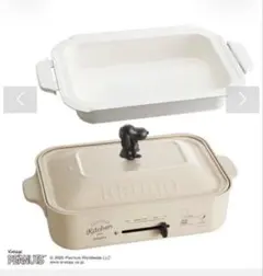 未使用BRUNO ホットプレートコンパクトホワイト&中古深鍋 セット再値引