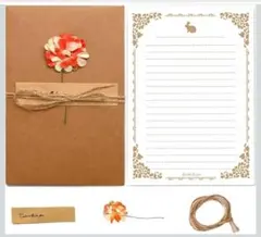 花のレターセット　10セット