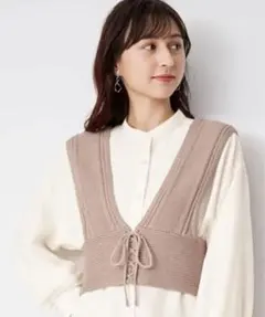 【GU】2wayニットビスチェ【08】