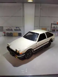 トミカ トヨタ スプリンタートレノ AE86 藤原とうふ店のサムネイル