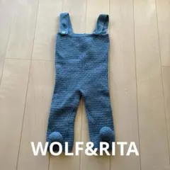 ⭐︎WOLF&RITA⭐︎グレー ポンポン付きロンパース 12/18ヶ月