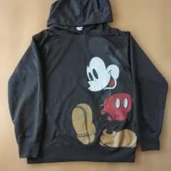 Disneyミッキーマウス プリント パーカー Mサイズ　未使用品に近い