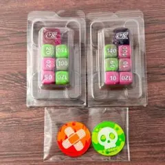 【海外限定】 ともっこ ダメカン ダイス ×2 & マーカー