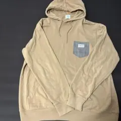 coen ベージュ フード付きパーカー X-LARGE