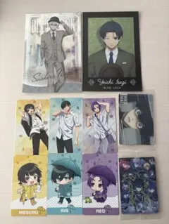 ブルーロック　ポストカード　カード　潔世一　凪誠志郎　糸師凛　御影玲央　蜂楽廻