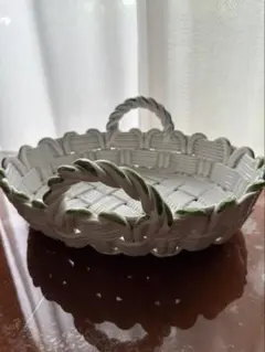 特大約47cm】 花器 水盤 生け花 華道 道具 竹型 長方鉢 和モダン