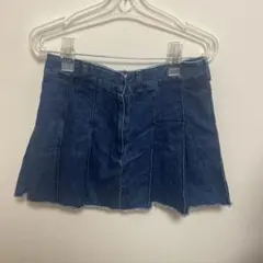 GU デニムプリーツスカート