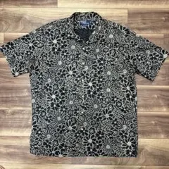 90s Polo Ralph Lauren Shirt CLAYTON 黒花柄 - メルカリ