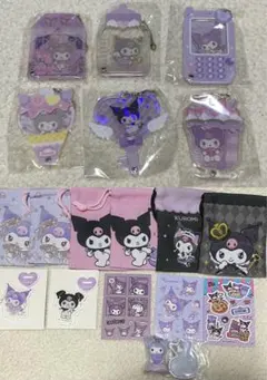 f968-27 マイメロ モス福袋グッズ4点セット 他 クロミちゃん まとめ
