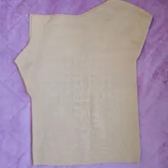 ROYAL PARTY カラシ イエロー ノースリーブニット F