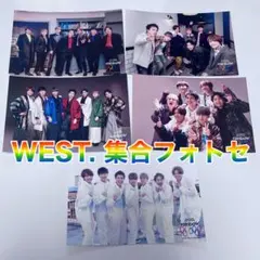 WEST. rainboW フォトセ 集合 公式写真 5枚まとめ売り