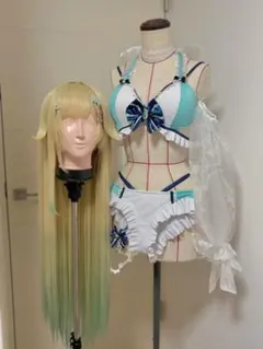 ぶいすぽっ！ 藍沢エマ サマービーチ 水着 コスプレ衣装 ぶいすぽっ! 藍沢エマ サマービーチ コスプレ - メルカリ